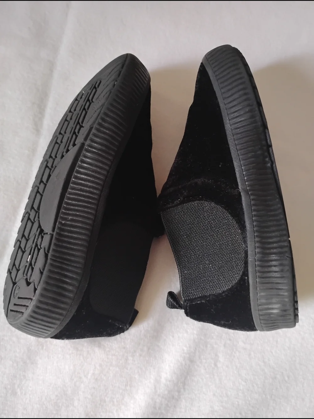 Zara Black Velvet Dress- Boys Shoes. Size:  26/27